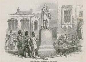 Statua del Duca di Wellington alla Torre di Londra da English School