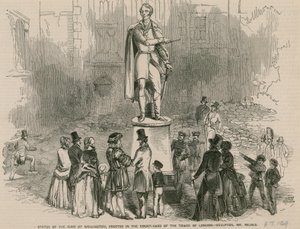 Statua del Duca di Wellington, eretta nel cortile della Torre di Londra da English School