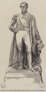 Statua del defunto Lord Lyons per la Cattedrale di St Paul da English School