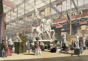 Statue nella sezione belga della Grande Esposizione del 1851, da 