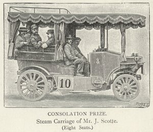 Carrozza a vapore di Mr J Scotte da English School