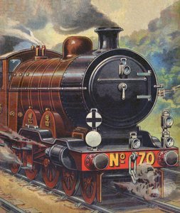 Treno a vapore da English School