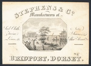Stephens & Co, produttori di tela da vela, reti, spago, linee e filo per scarpe