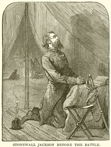 Stonewall Jackson prima della battaglia da English School