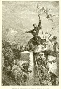 Assalto di Costantinopoli da parte di Baldovino, conte delle Fiandre