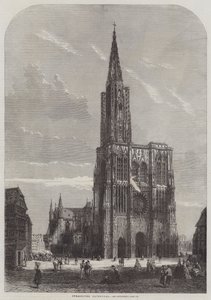 Cattedrale di Strasburgo (incisione) da English School