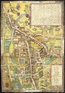 Mappa stradale di Cambridge da English School
