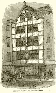 Facciata di Crosby Hall da English School