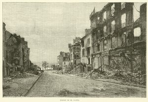 Strada a St Cloud, novembre 1870 da English School