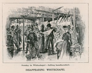 Domenica a Whitechapel - vendita di fazzoletti