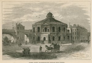 Cappella del Surrey, Blackfriars Road, Southwark (Cappella di Rowland Hill) da English School