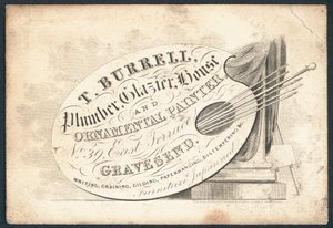 T Burell, idraulico, vetraio, pittore di case e decorativo
