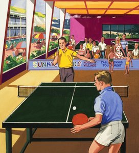 Giocatori di ping pong