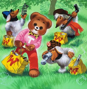 Orso di peluche (con oggetti nascosti) da English School