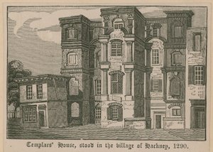 Casa dei Templari, situata nel villaggio di Hackney, 1290 da English School