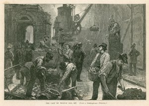 Temple Bar, Londra. Demolizione, 1877