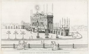 Tempio in onore della Pace di Aquisgrana 1749