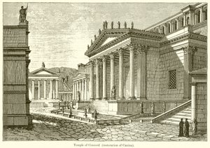 Tempio della Concordia (Restaurato da Canina) da English School