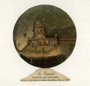 Tempio della Concordia per celebrare la Pace del 1814