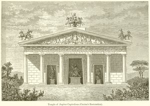 Tempio di Giove Capitolino (Restauro di Canina) da English School