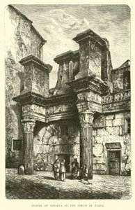 Tempio di Minerva nel Foro di Nerva da English School