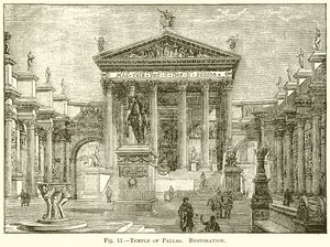 Tempio di Pallade. Restauro