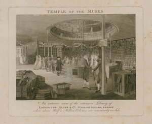 Tempio delle Muse, Lackington Allen & Co, Finsbury Square