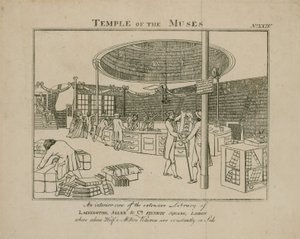 Tempio delle Muse, Lackington Allen & Co, Finsbury Square