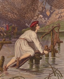 Coscienza tenera che attraversa il ponte