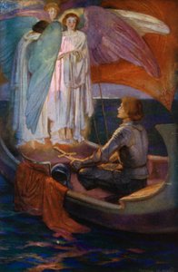 Poema di Tennyson: Sir Galahad da English School