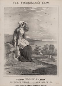 Enoch Arden di Tennyson (litografia) da English School