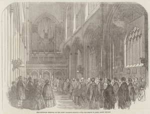 Festival del terzo centenario della Bath Grammar-School, la Processione nella Chiesa dell