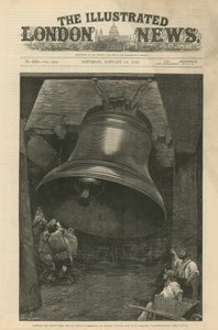 Prova della grande campana per la Cattedrale di San Paolo