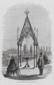 Fontana Teulon, Battersea Park, Londra, Inghilterra da English School