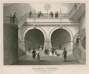 Tunnel del Tamigi dalla scala circolare da English School