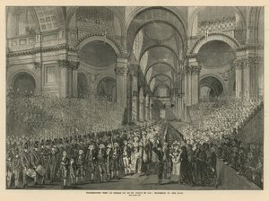 Visita di ringraziamento di Re Giorgio III alla Cattedrale di San Paolo da English School