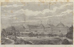 Il Palazzo Albert, a Battersea Park (incisione) da English School