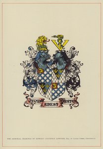 I fregi araldici di Edward Chaddock Lowndes, Esquire di Castle Combe, Chippenham (litografia a colori)