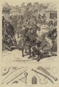 La guerra degli Ashanti (incisione) da English School