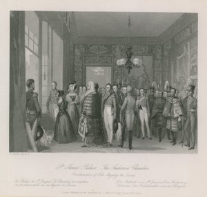 La Sala delle Udienze di St Jamess Palace da English School