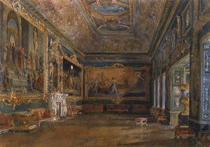 La Sala da Ballo, Northumberland House, c.1870 da English School