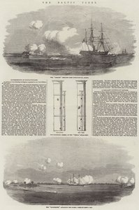 La flotta baltica (incisione) da English School