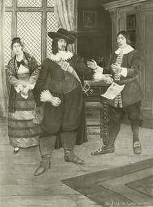 Il barbiere di Siviglia, Atto I scena xi (incisione) da English School