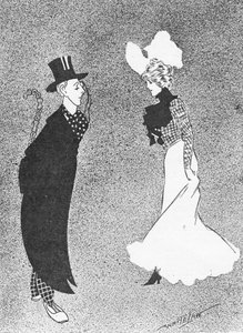 Il fatto nudo, illustrazione da The King, 25 maggio 1901