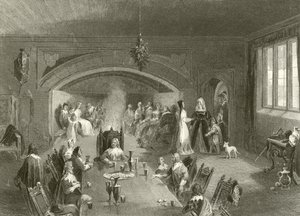 La sala del barone a Natale