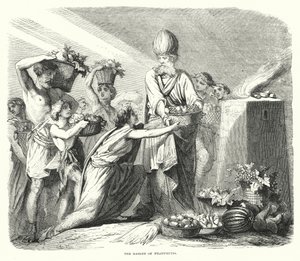 Il cesto delle primizie (incisione) da English School