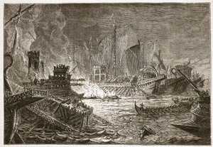 La battaglia di Azio da English School