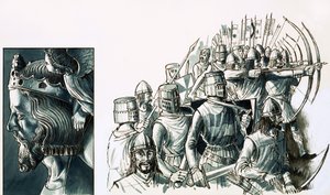 La battaglia di Bannockburn da English School