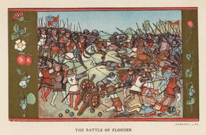 La Battaglia di Flodden da English School