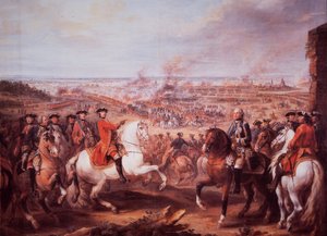 La battaglia di Fontenoy da English School